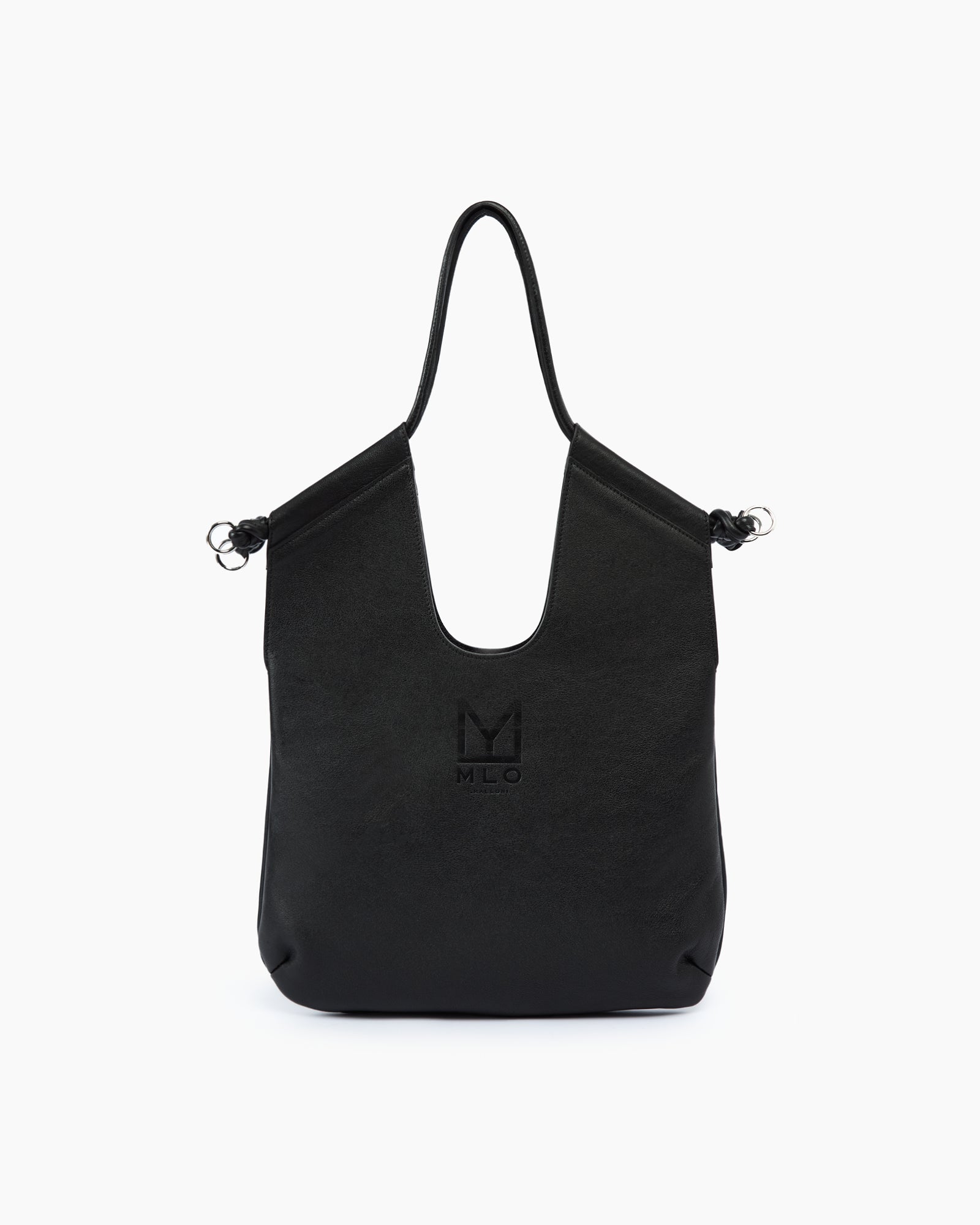 MLO Borsa a spalla dal design morbido NERO