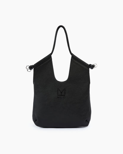 MLO Borsa a spalla dal design morbido NERO