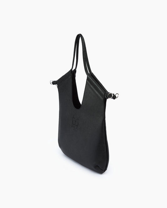 MLO Borsa a spalla dal design morbido NERO