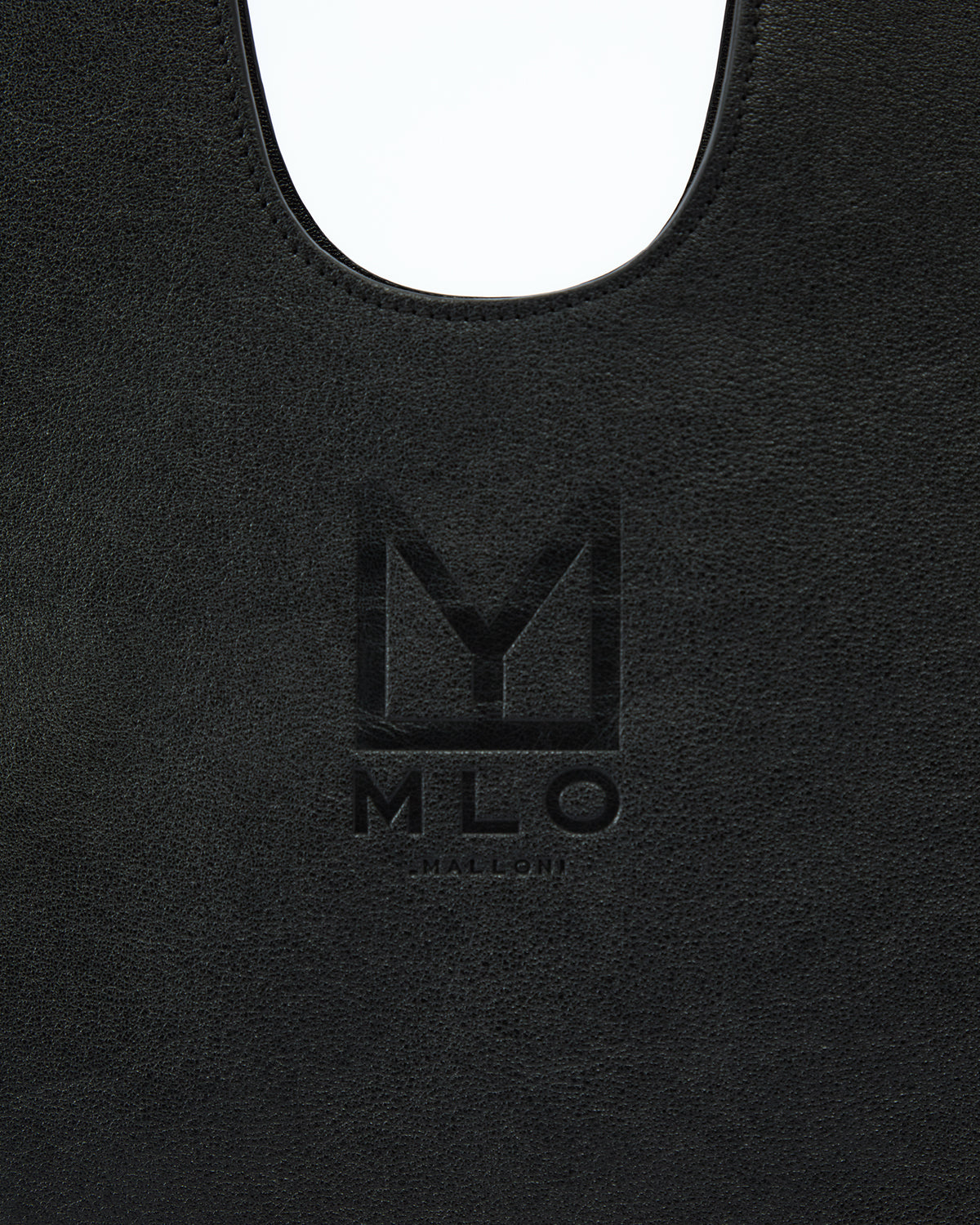 MLO Borsa a spalla dal design morbido NERO