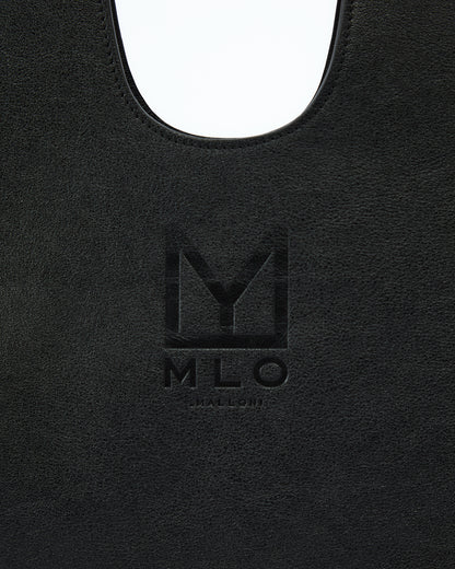 MLO Borsa a spalla dal design morbido NERO