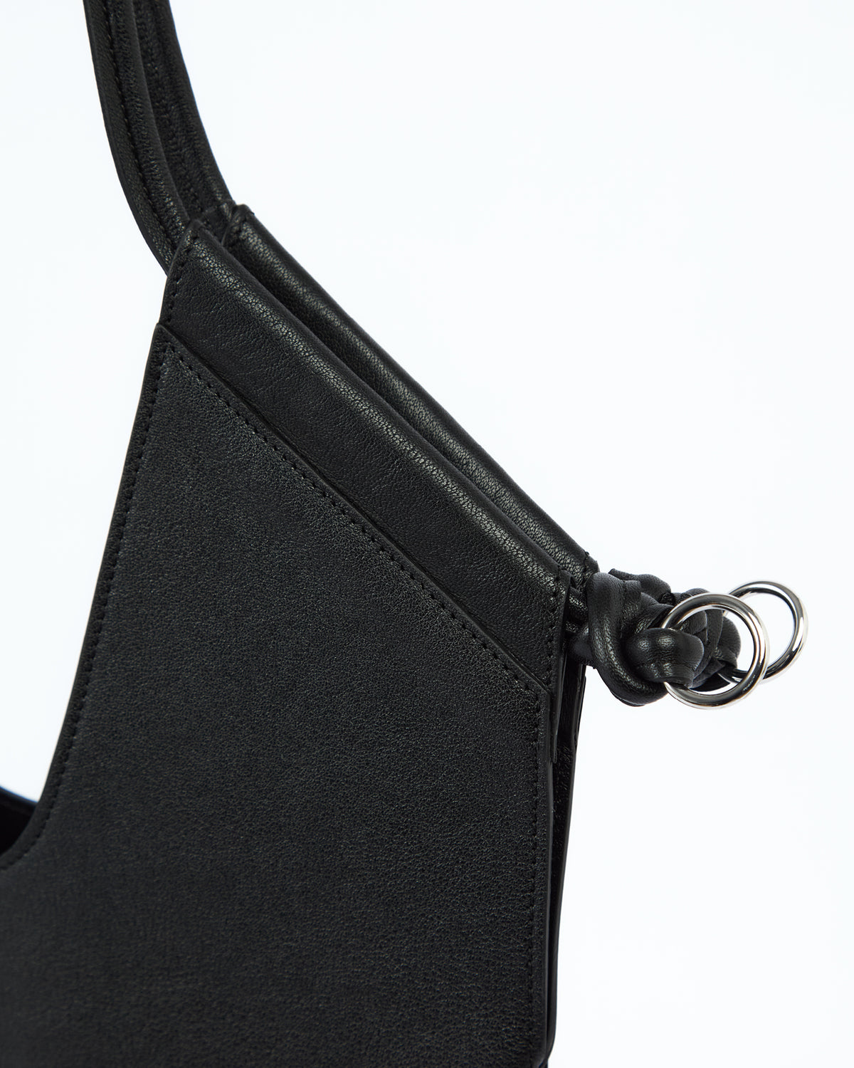 MLO Borsa a spalla dal design morbido NERO
