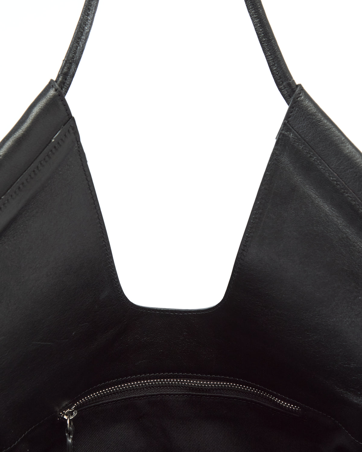 MLO Borsa a spalla dal design morbido NERO