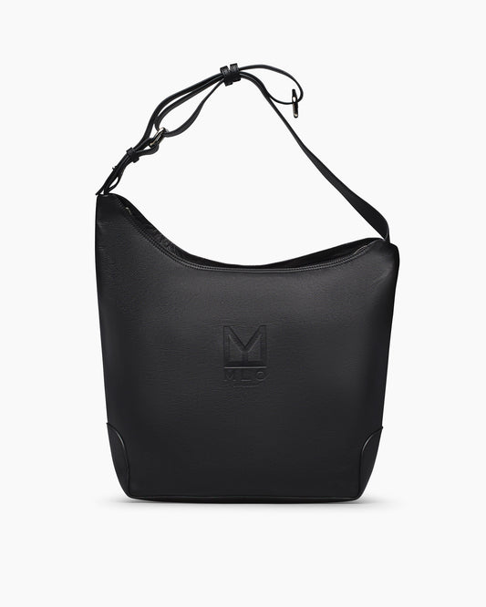 MLO Borsa con tracolla regolabile NERO