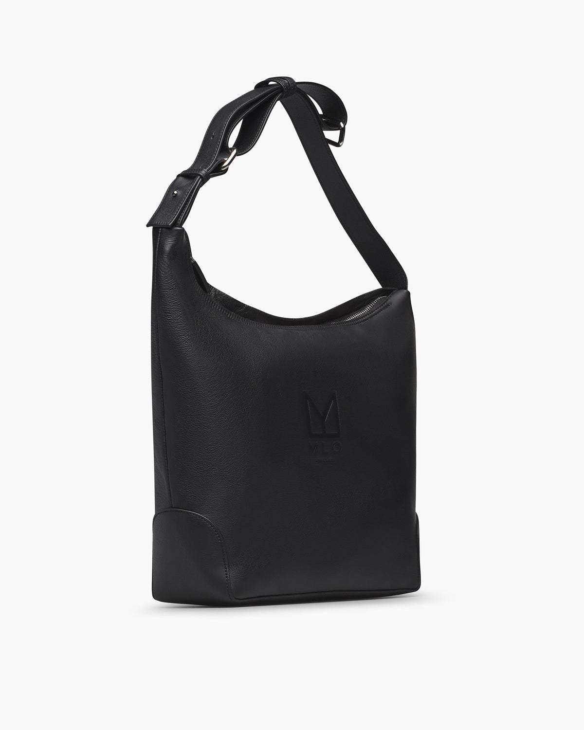 MLO Borsa con tracolla regolabile NERO