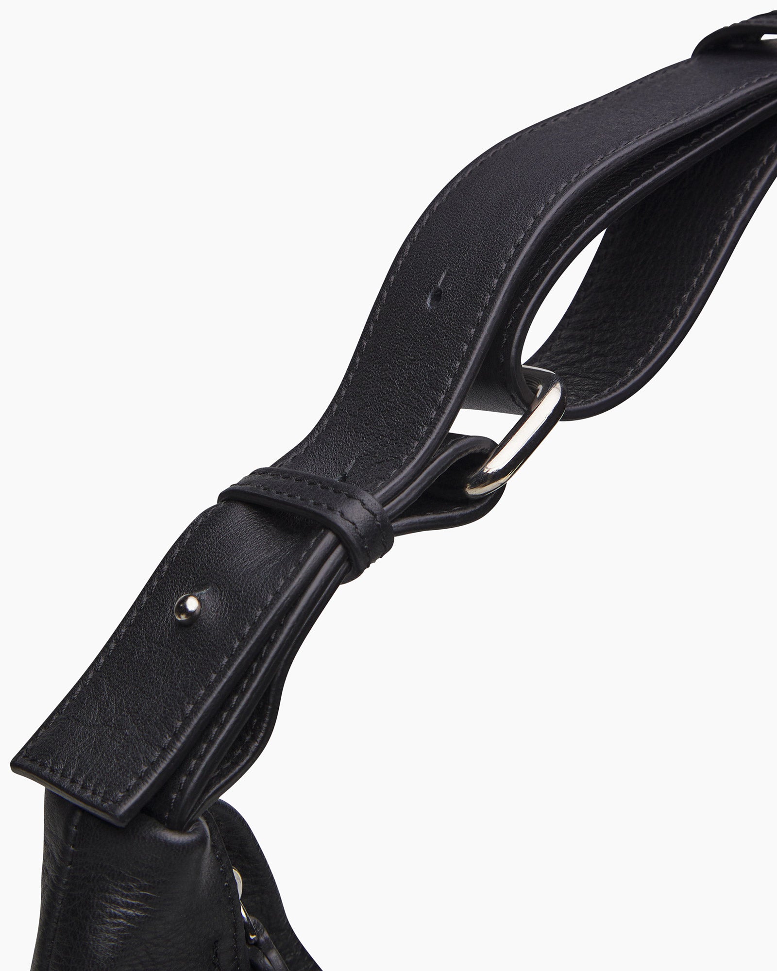 MLO Borsa con tracolla regolabile NERO