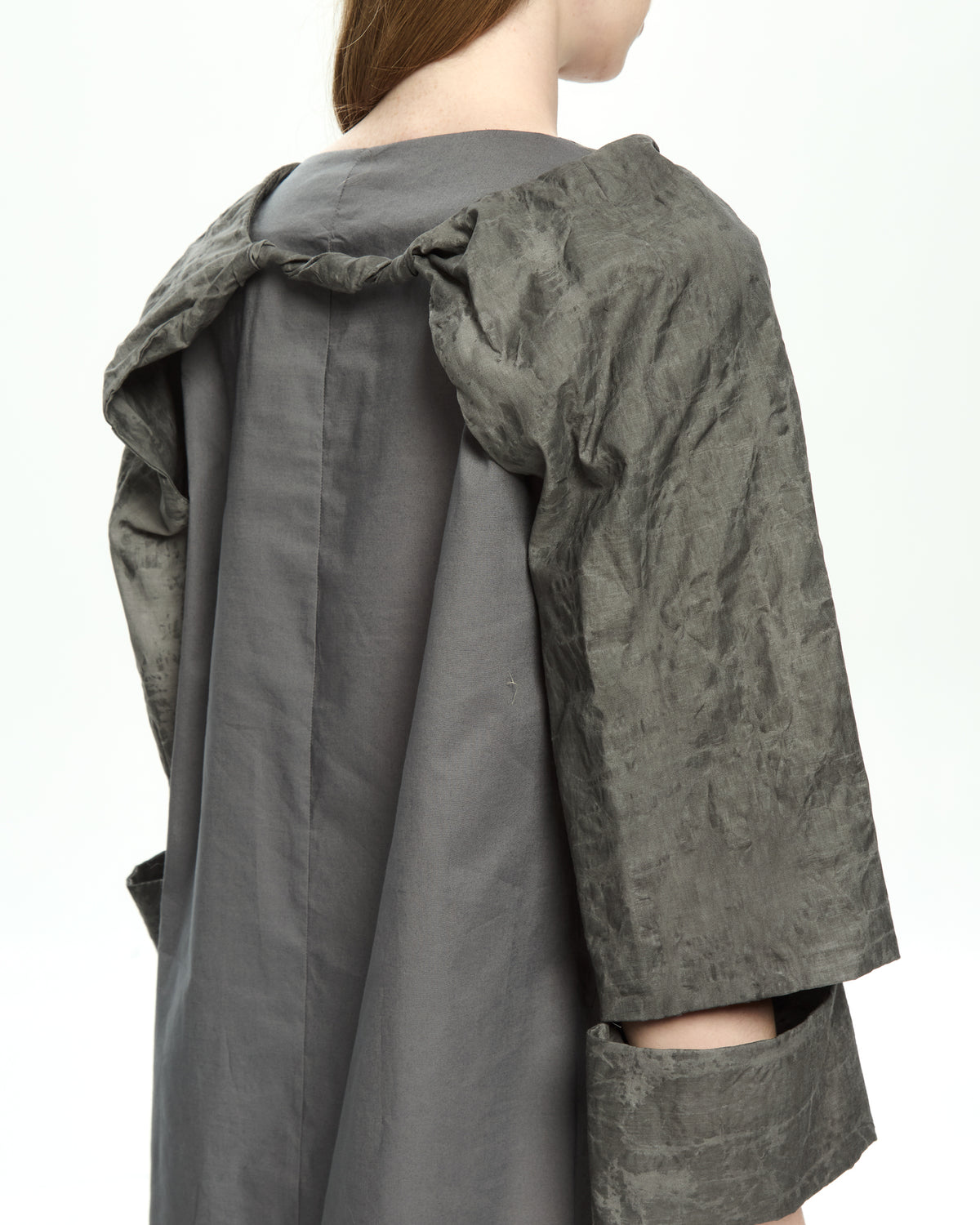 MLO Coprispalle con dettaglio drappeggiato GRIGIO