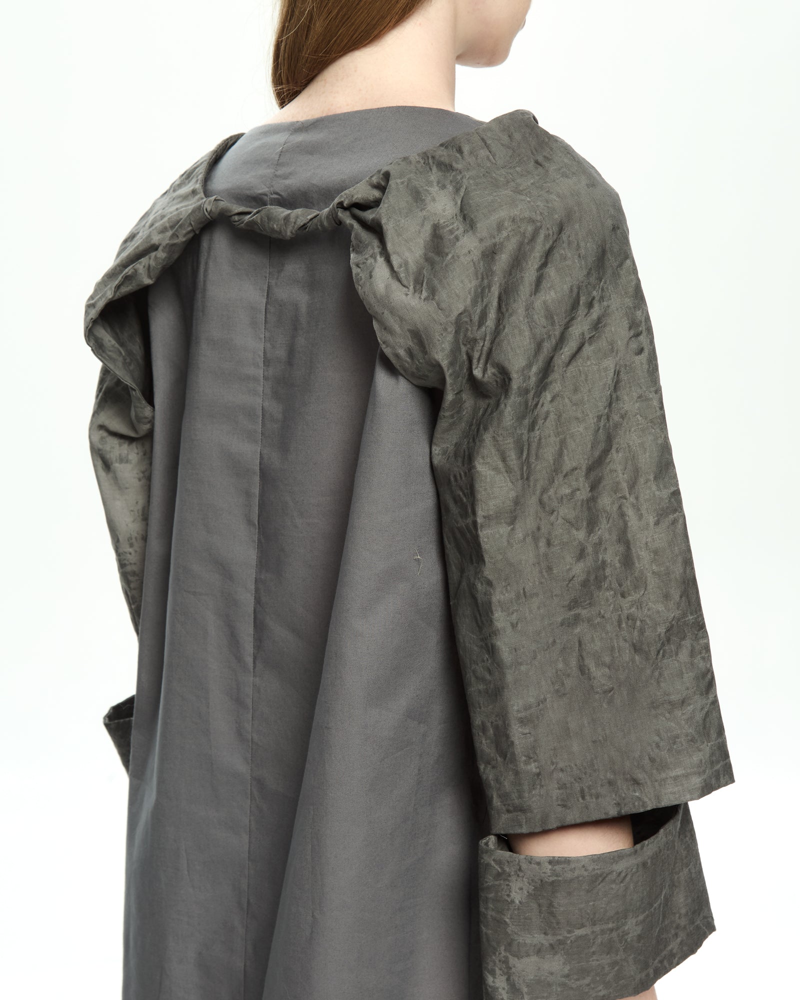 MLO Coprispalle con dettaglio drappeggiato GRIGIO