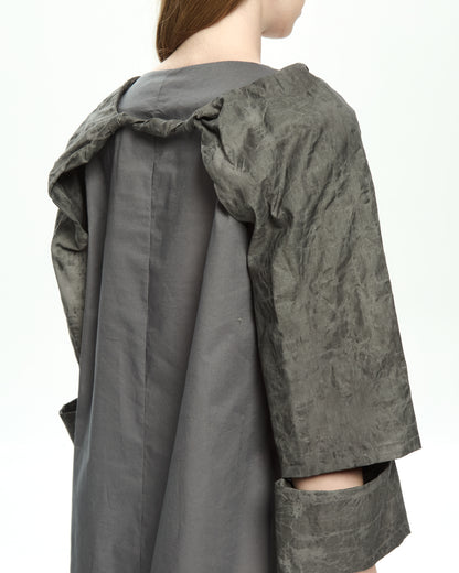 MLO Coprispalle con dettaglio drappeggiato GRIGIO