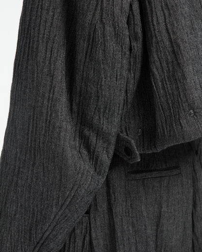 MLO Giacca cropped con cappuccio GRIGIO