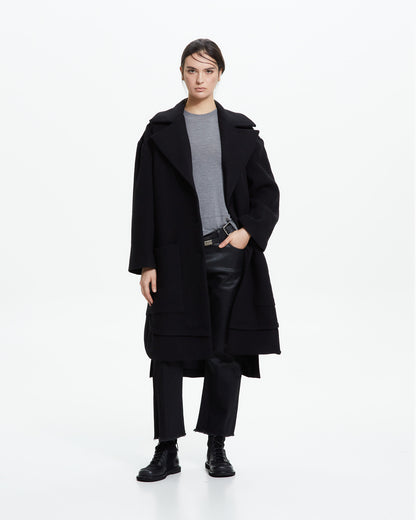MLO Cappotto over  NERO