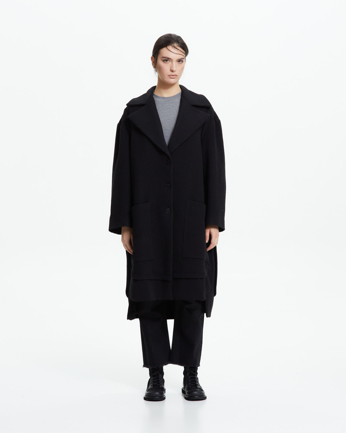 MLO Cappotto over  NERO