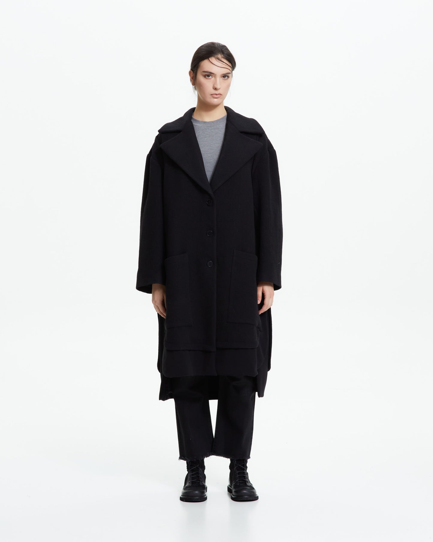 MLO Cappotto over  NERO