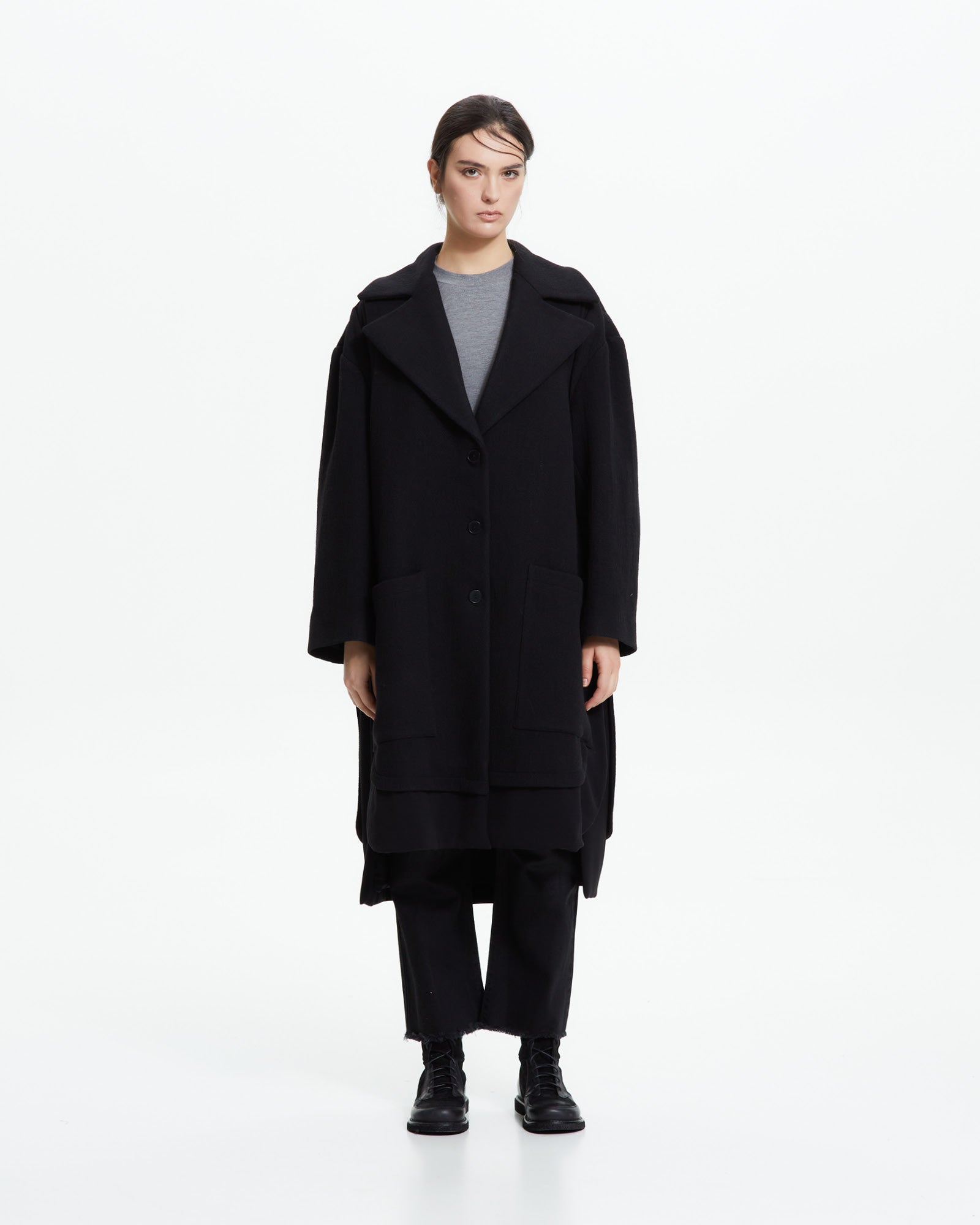 MLO Cappotto over  NERO