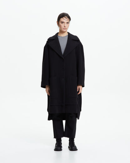 MLO Cappotto over  NERO
