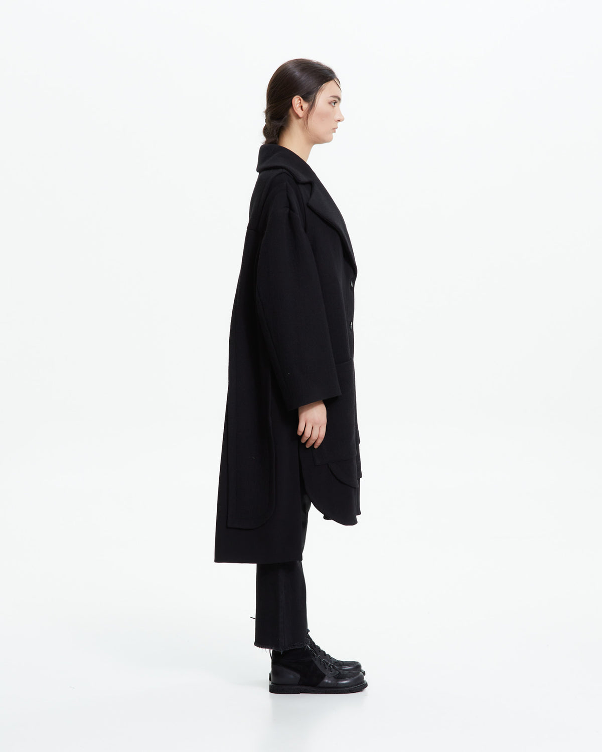 MLO Cappotto over  NERO