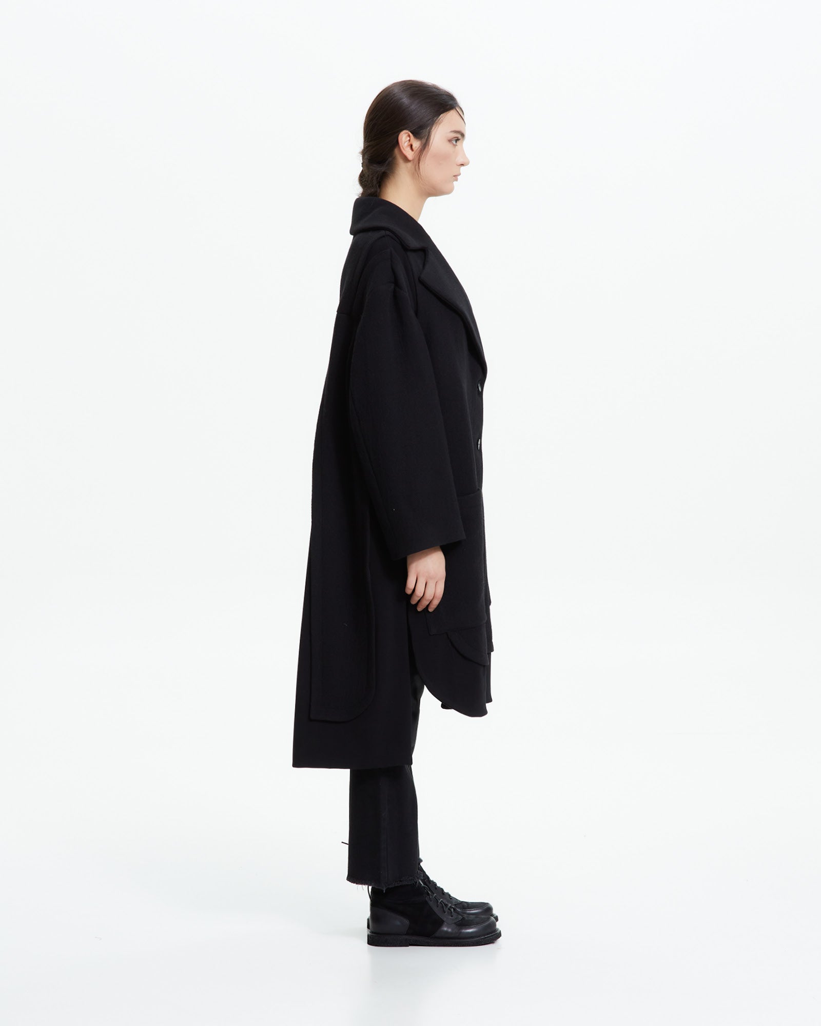 MLO Cappotto over  NERO
