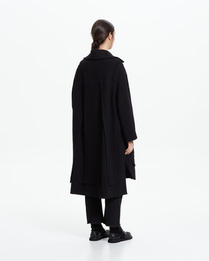 MLO Cappotto over  NERO