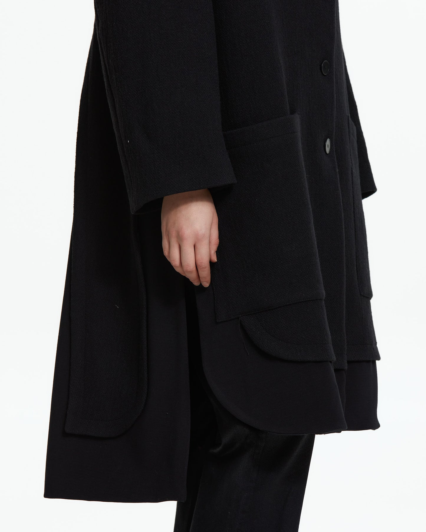 MLO Cappotto over  NERO