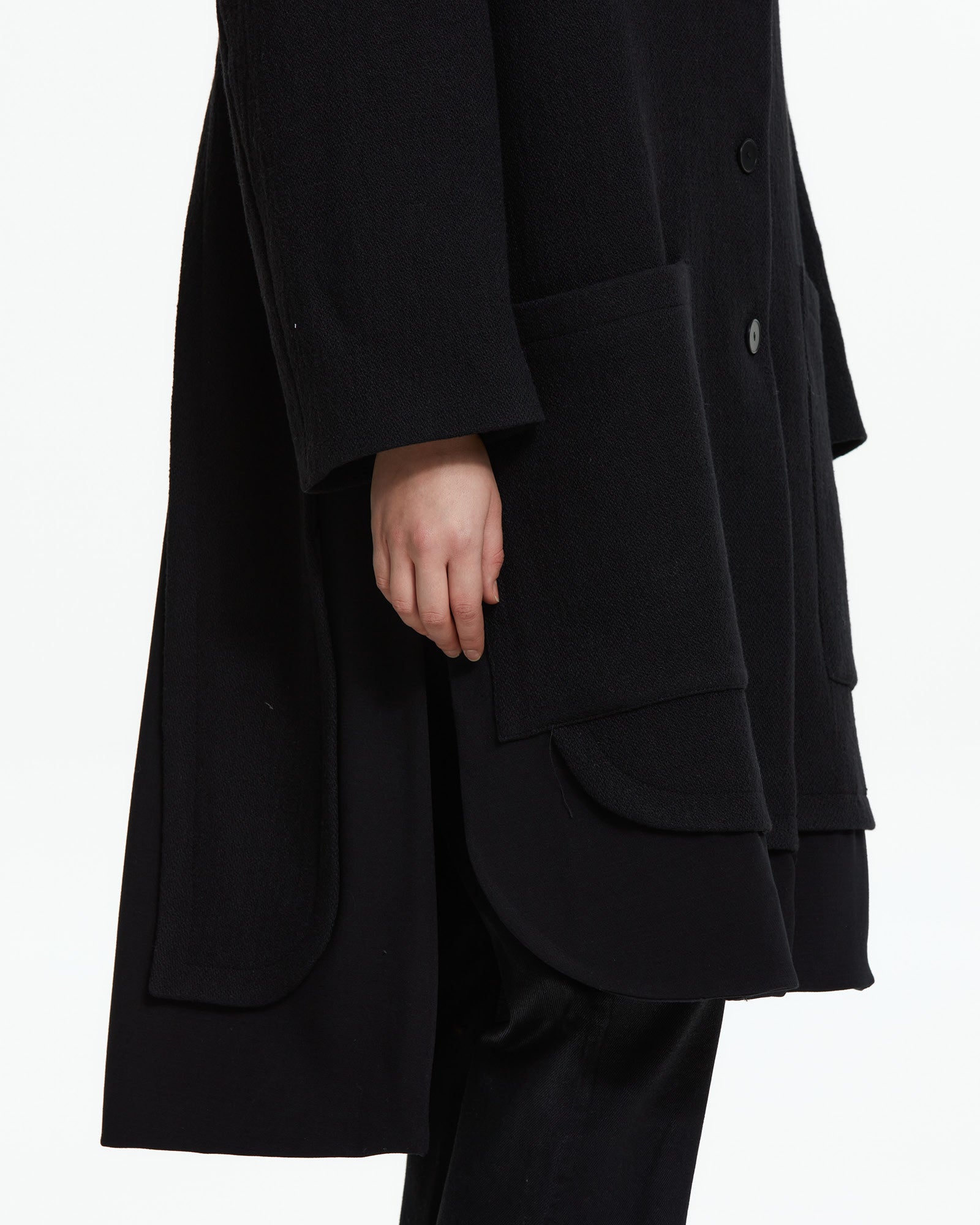 MLO Cappotto over  NERO