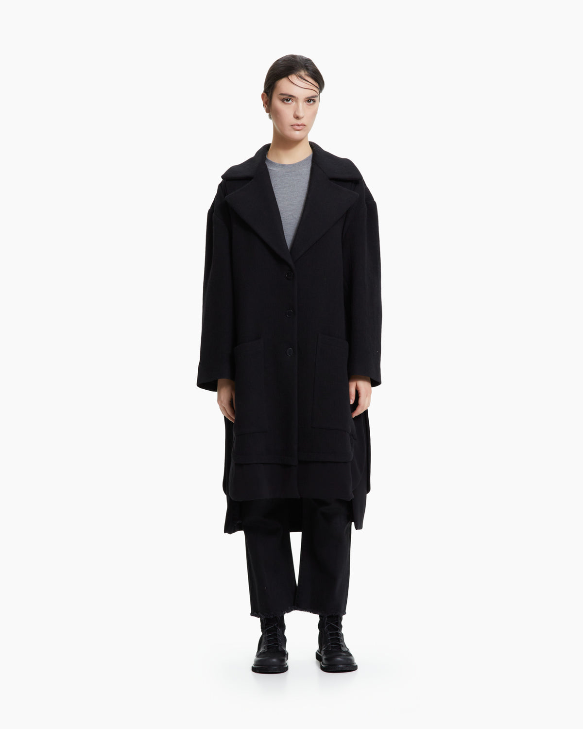 MLO Cappotto over  NERO