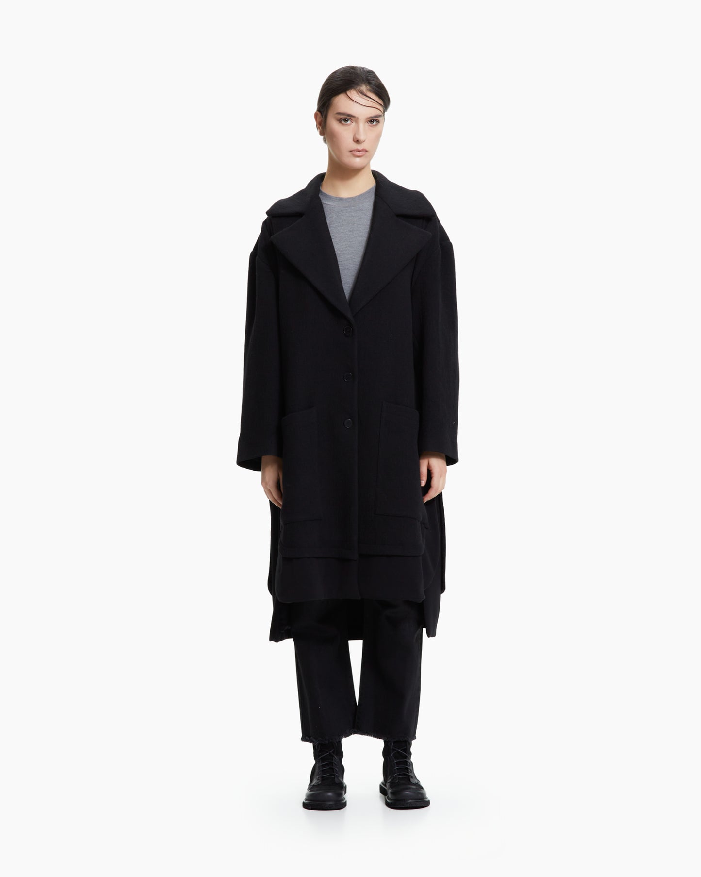 MLO Cappotto over  NERO