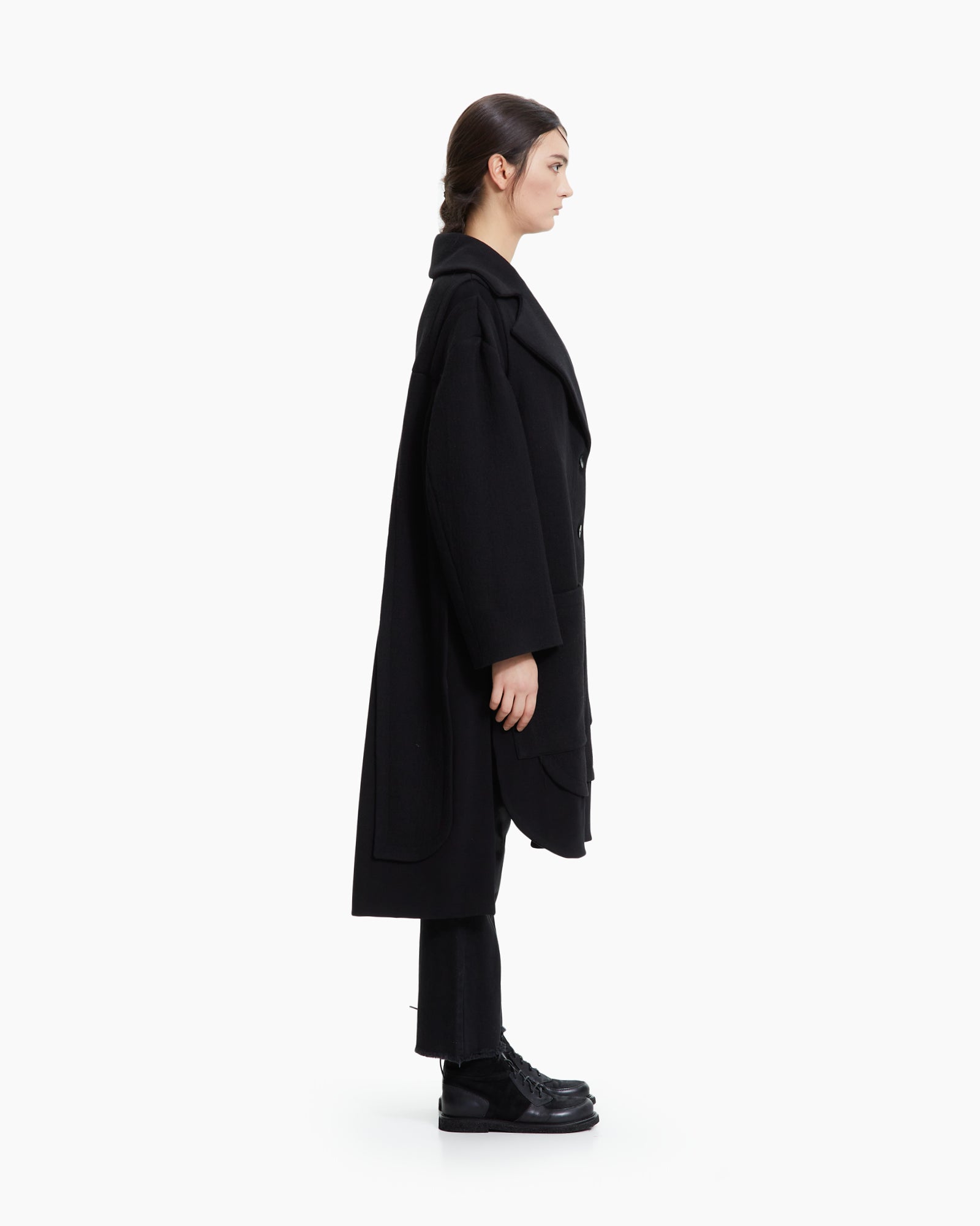 MLO Cappotto over  NERO
