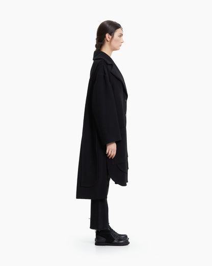 MLO Cappotto over  NERO