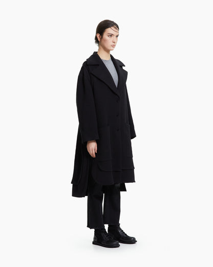 MLO Cappotto over  NERO