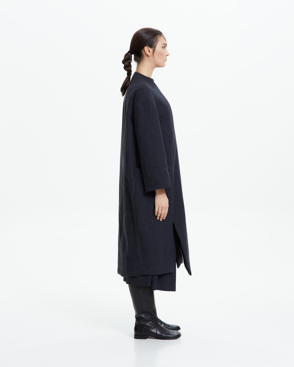 MLO Cappotto asimmetrico  GRIGIO