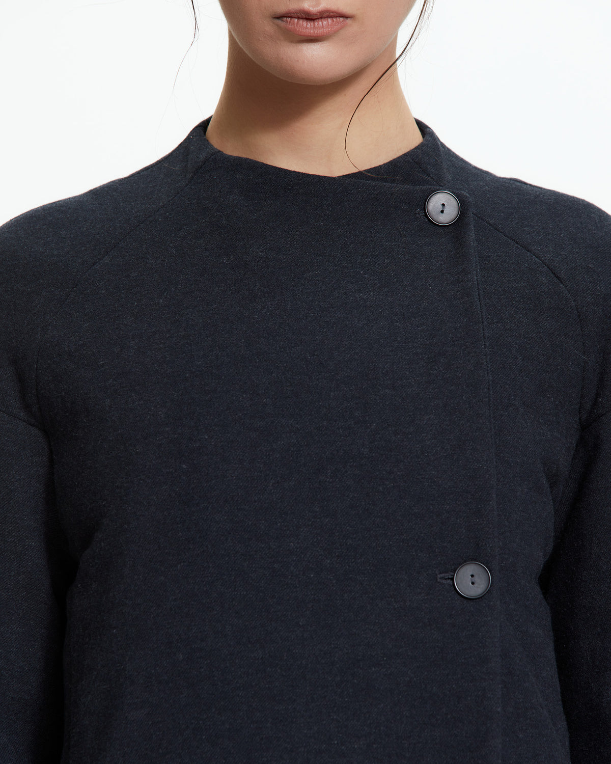 MLO Cappotto asimmetrico  GRIGIO