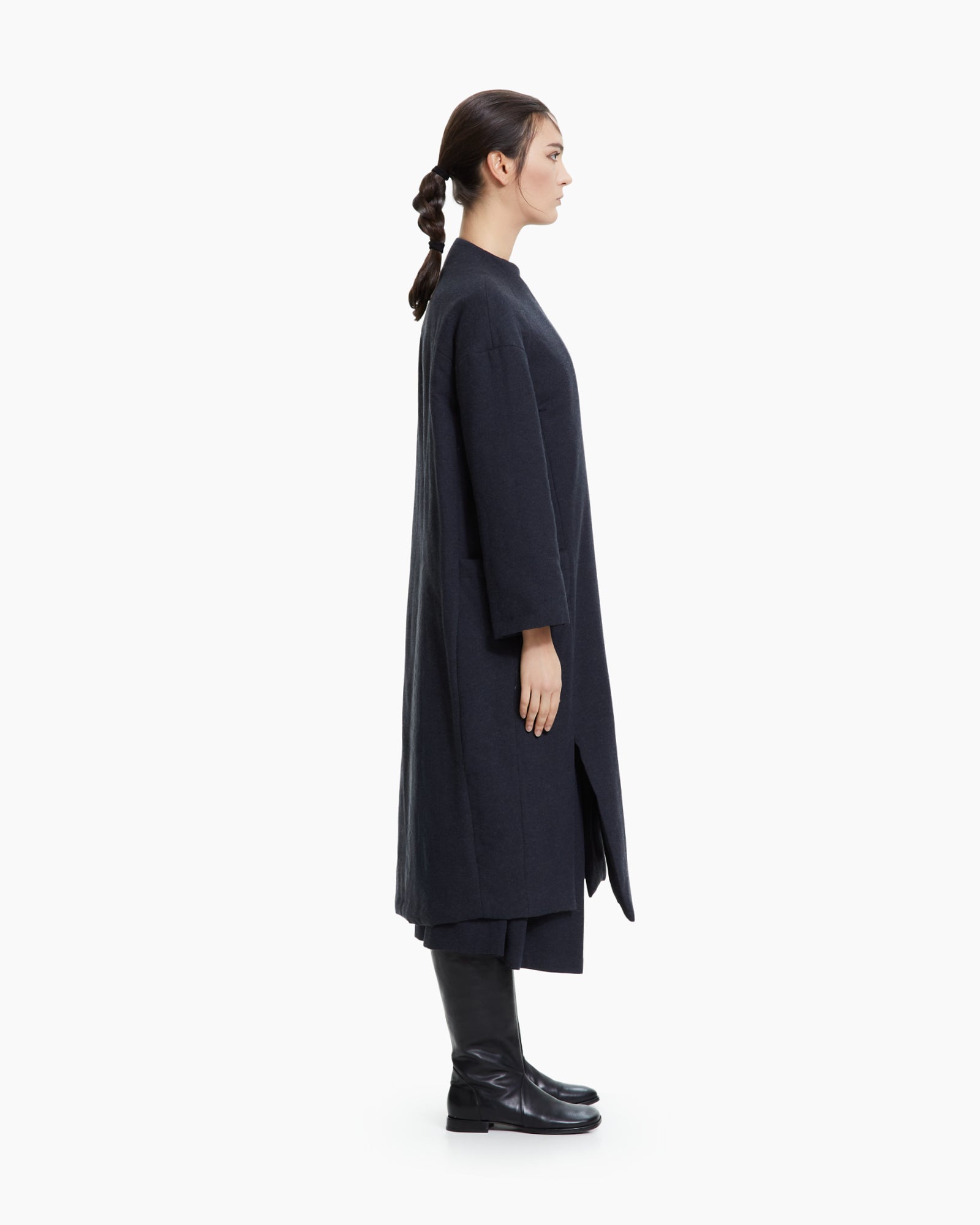 MLO Cappotto asimmetrico  GRIGIO