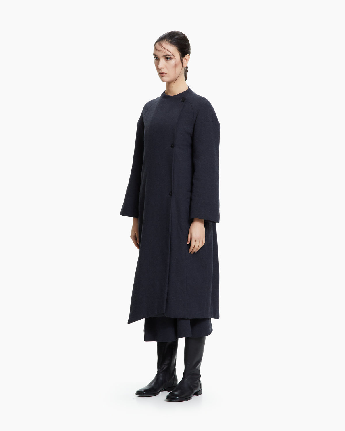 MLO Cappotto asimmetrico  GRIGIO