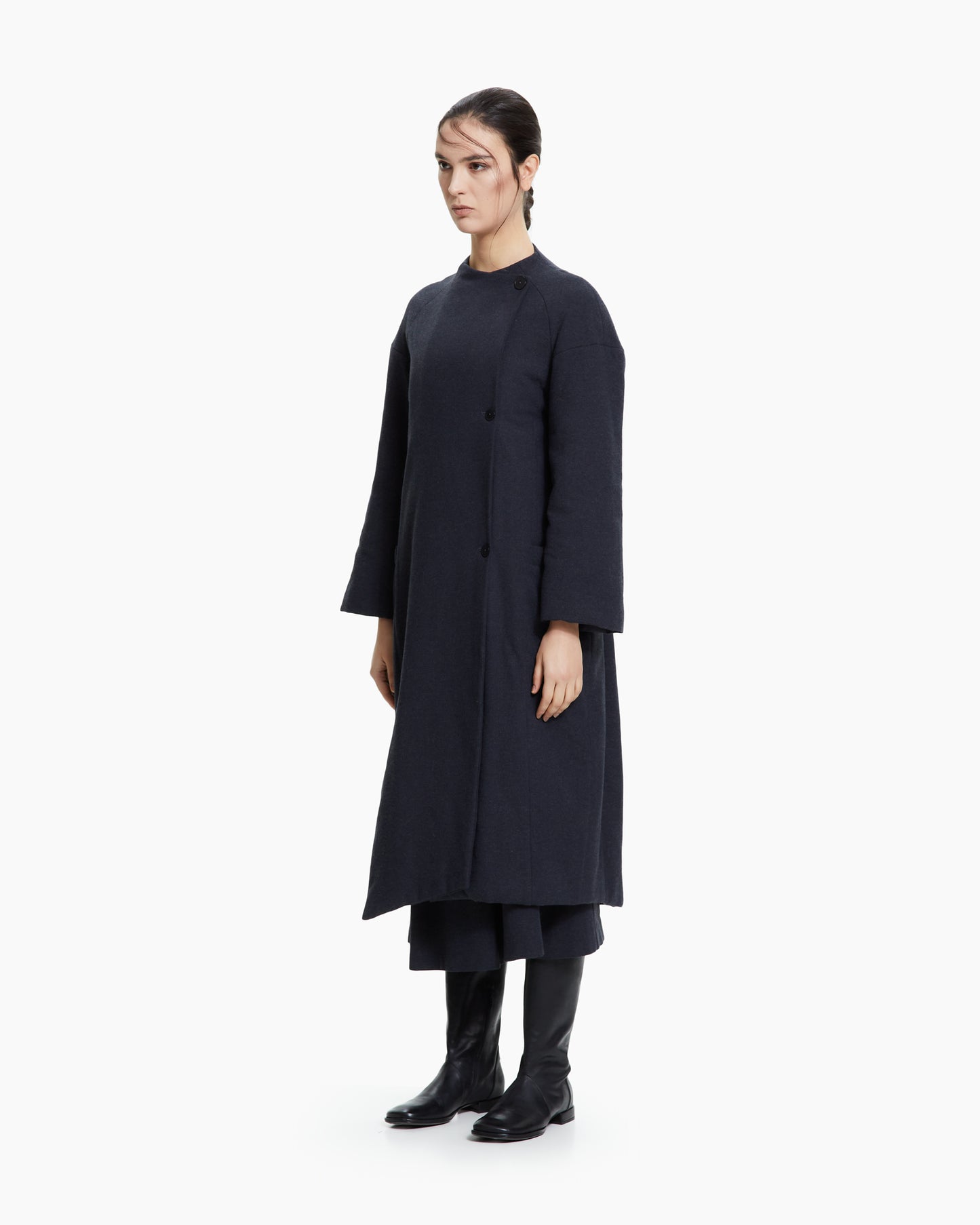 MLO Cappotto asimmetrico  GRIGIO