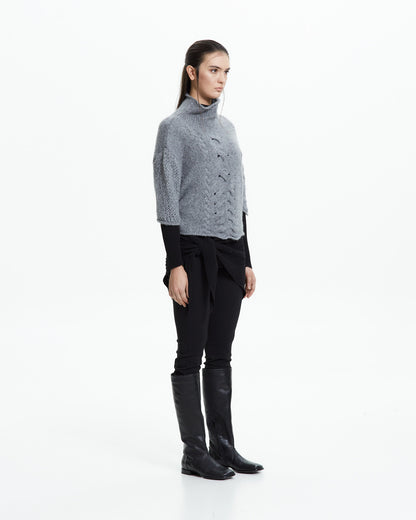 MLO Maglia intrecciata GRIGIO