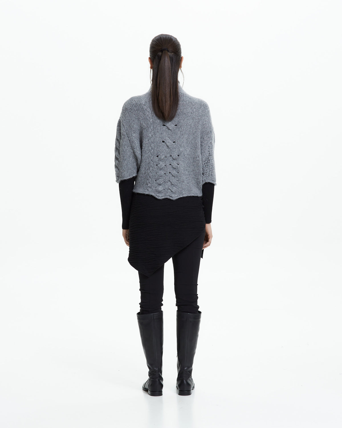 MLO Maglia intrecciata GRIGIO