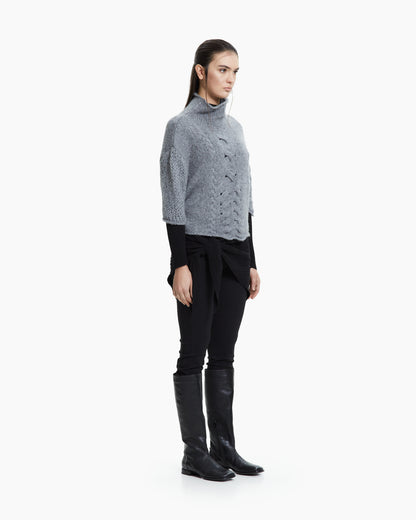 MLO Maglia intrecciata GRIGIO