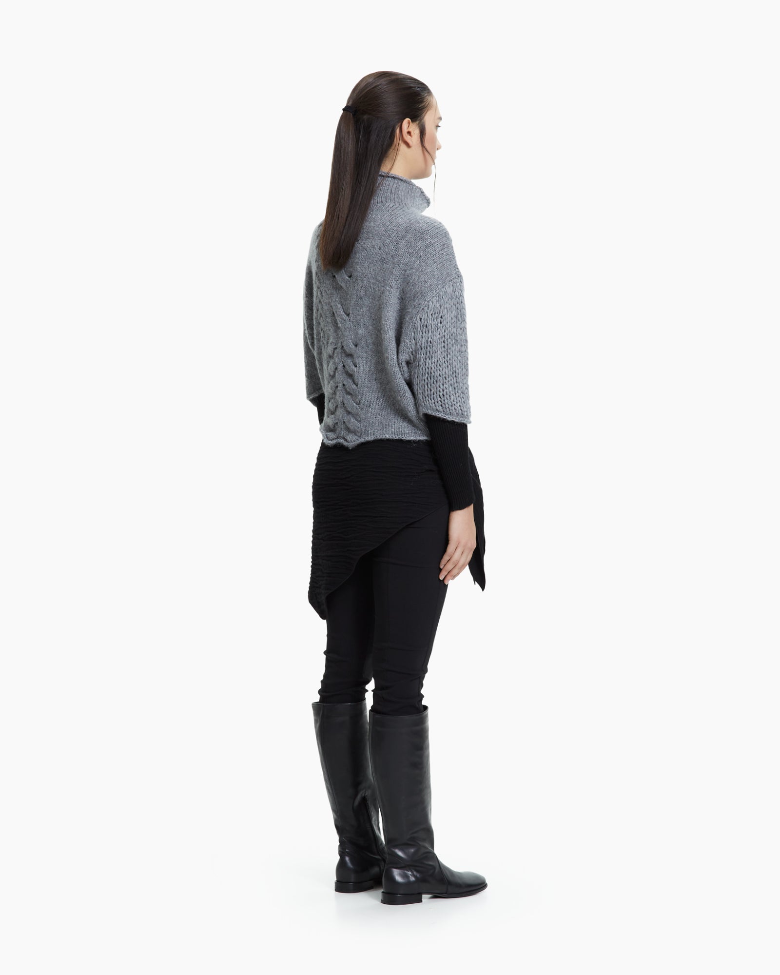 MLO Maglia intrecciata GRIGIO