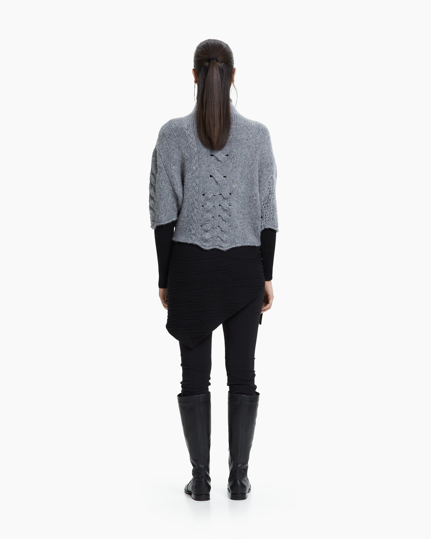 MLO Maglia intrecciata GRIGIO