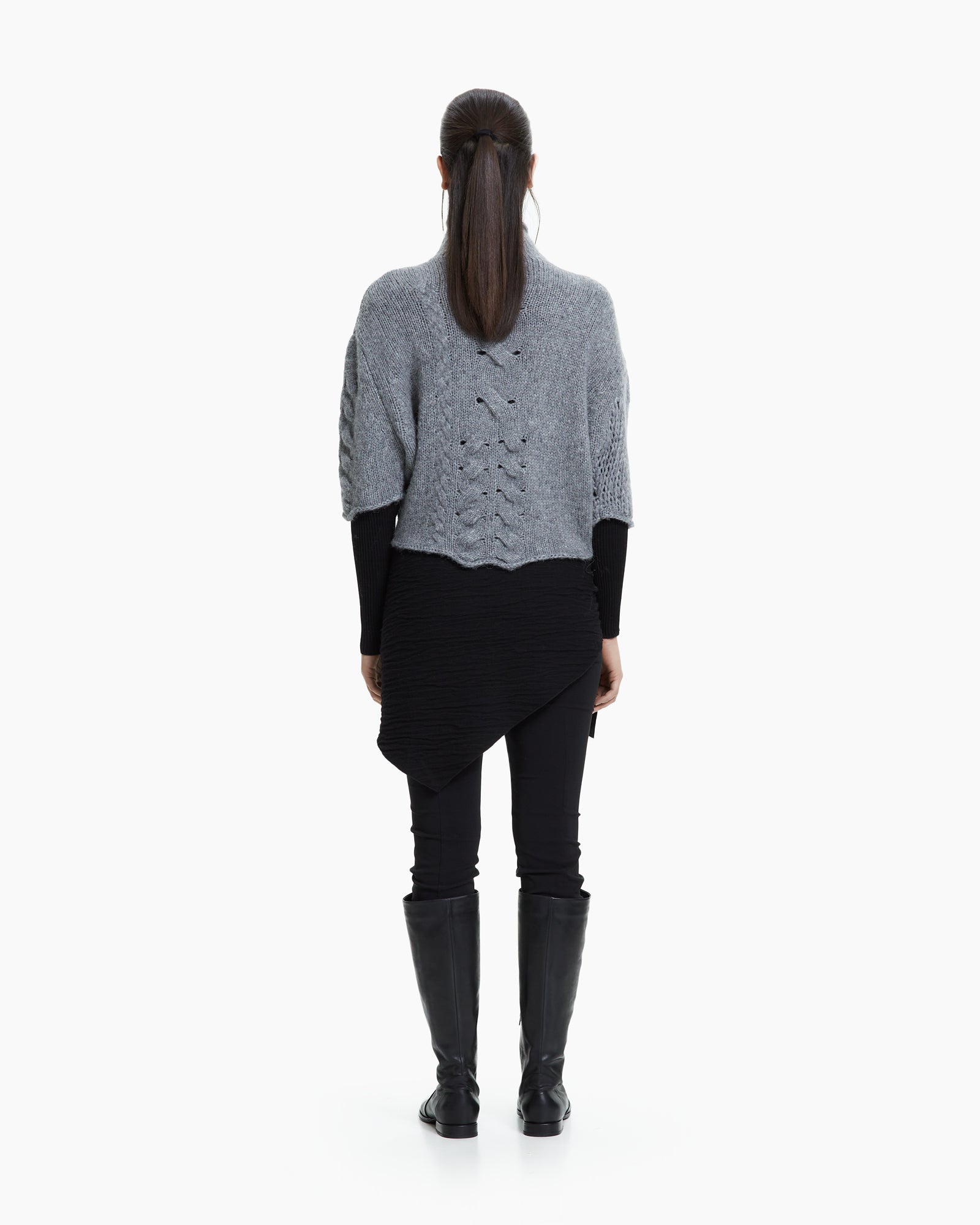MLO Maglia intrecciata GRIGIO