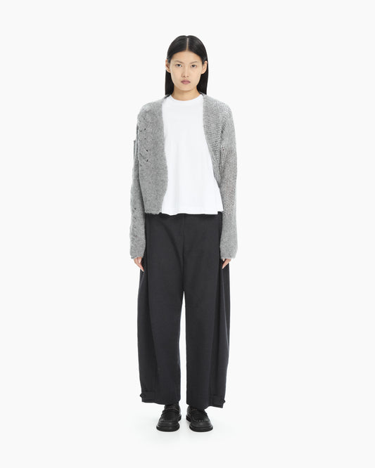 MLO Cardigan in maglia lavorata GRIGIO