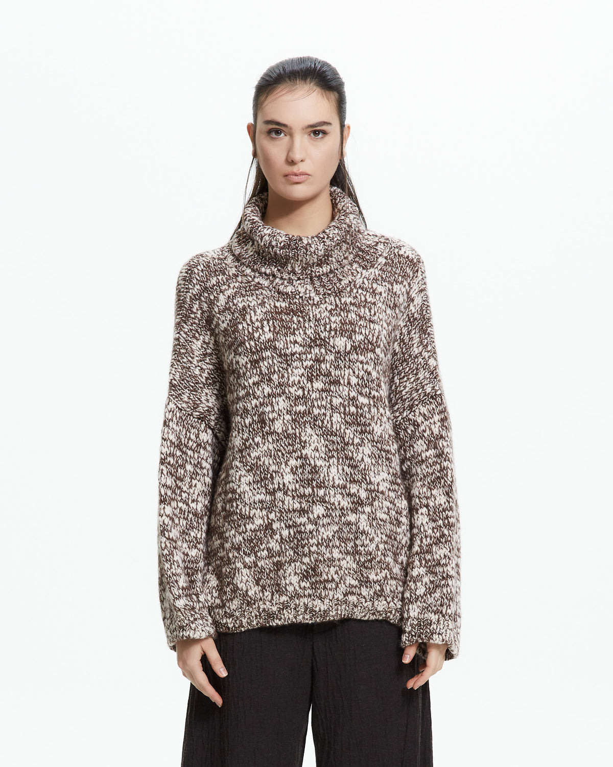 MLO Maglia oversize in maglia mélange