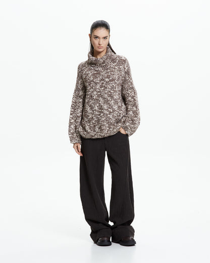 MLO Maglia oversize in maglia mélange