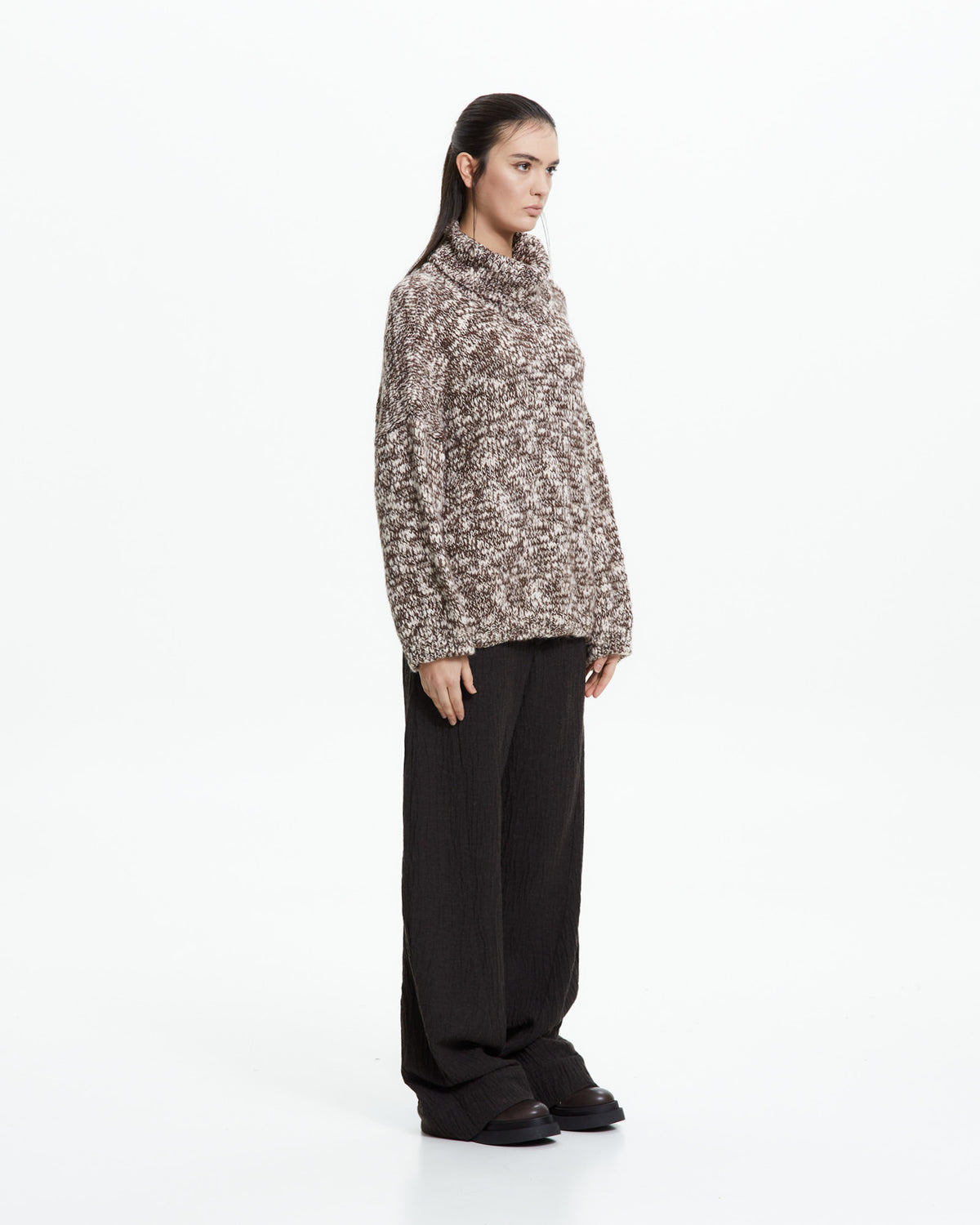 MLO Maglia oversize in maglia mélange