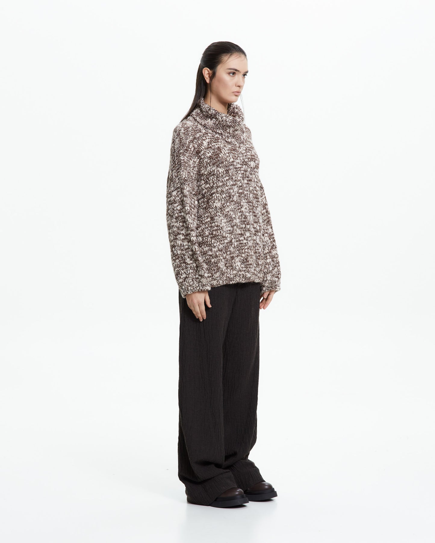 MLO Maglia oversize in maglia mélange