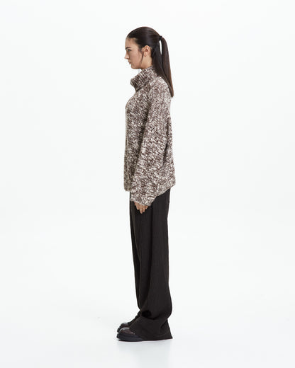 MLO Maglia oversize in maglia mélange