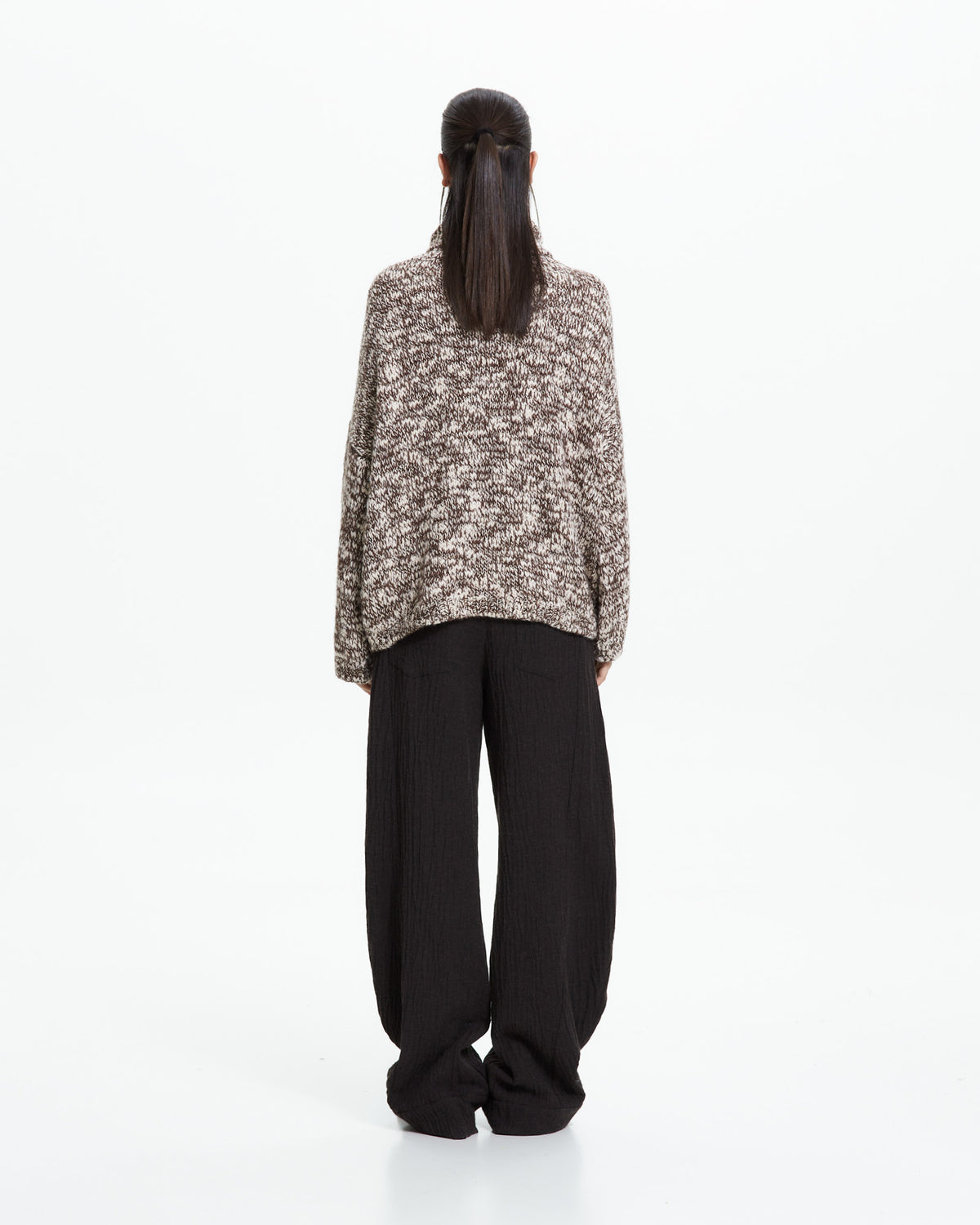 MLO Maglia oversize in maglia mélange