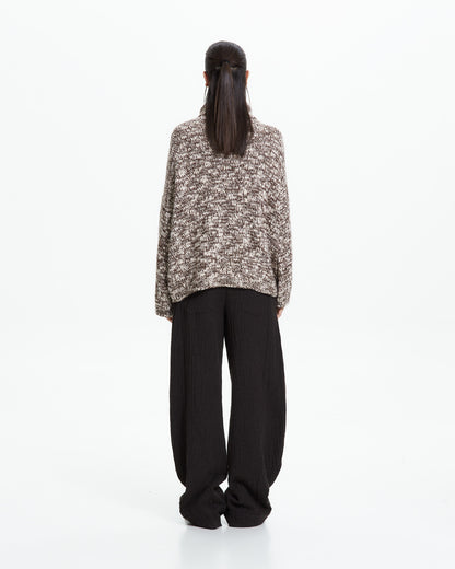 MLO Maglia oversize in maglia mélange