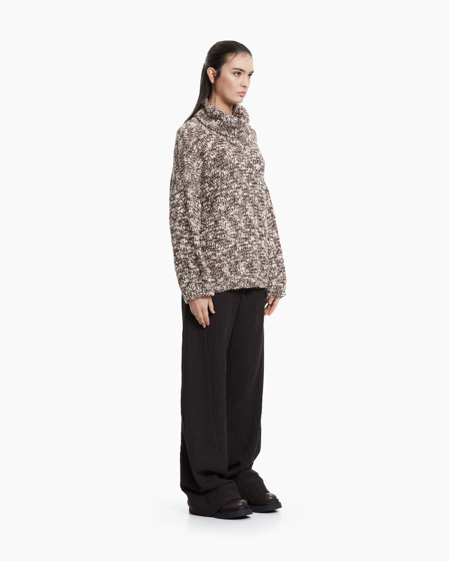 MLO Maglia oversize in maglia mélange