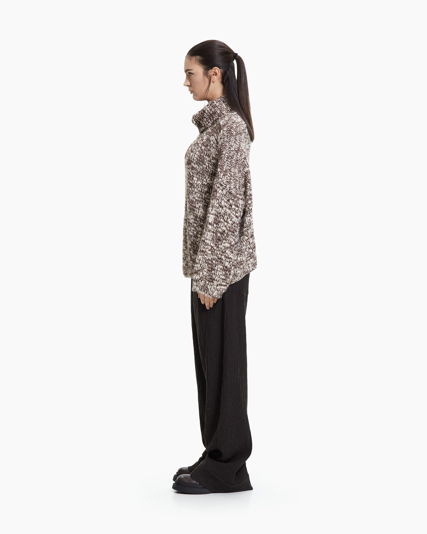 MLO Maglia oversize in maglia mélange